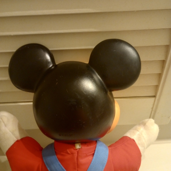 Disney Mickey Mouse Vintage Dress Me Mickey Plush 1980's - Picture 5 of 7